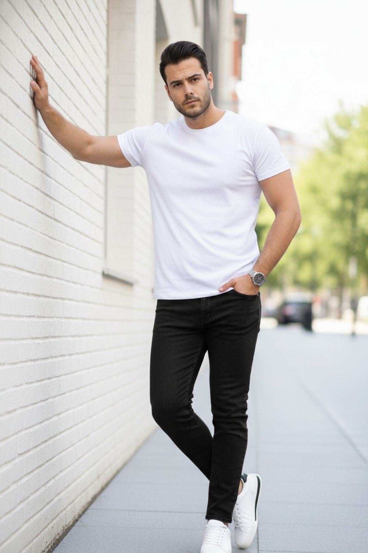 Erkek Bagy Salaş Bol Ve Rahat Kalıp Jeans Pantolon