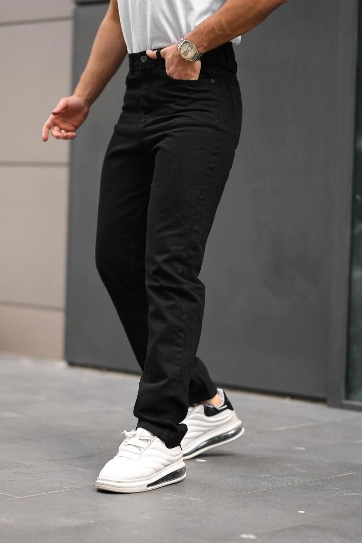 Erkek Bagy Salaş Bol Ve Rahat Kalıp Jeans Pantolon