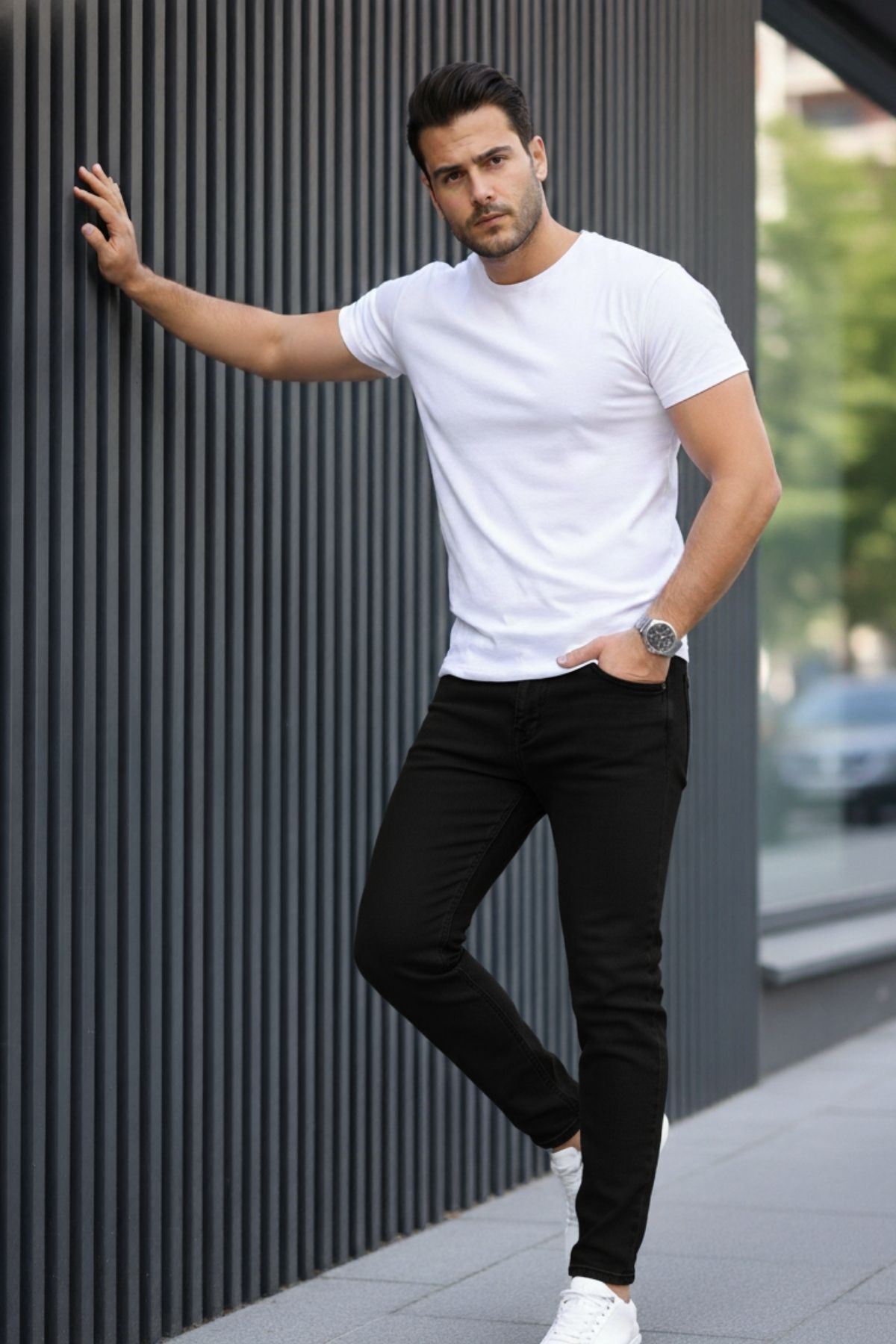 Erkek Bagy Salaş Bol Ve Rahat Kalıp Jeans Pantolon