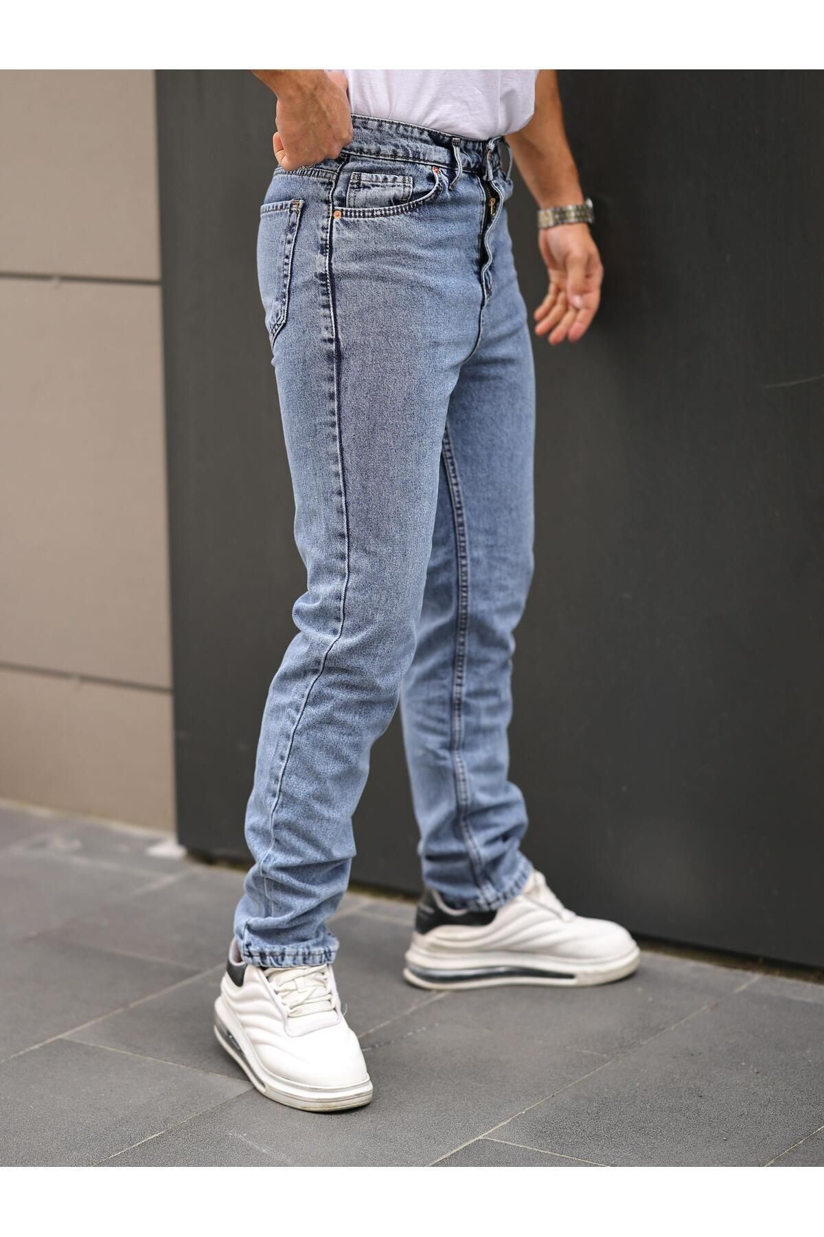 Erkek Bagy Salaş Bol Ve Rahat Kalıp Jeans Pantolon