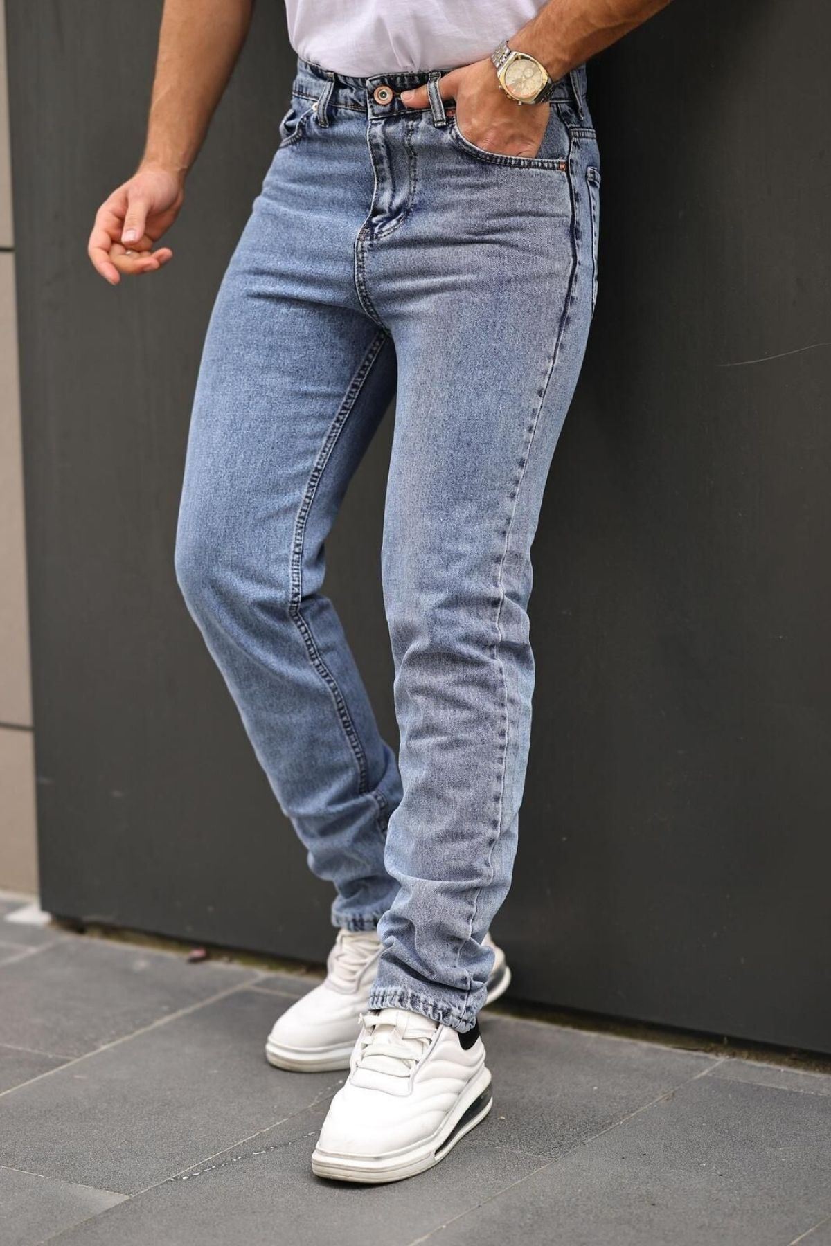 Erkek Bagy Salaş Bol Ve Rahat Kalıp Jeans Pantolon