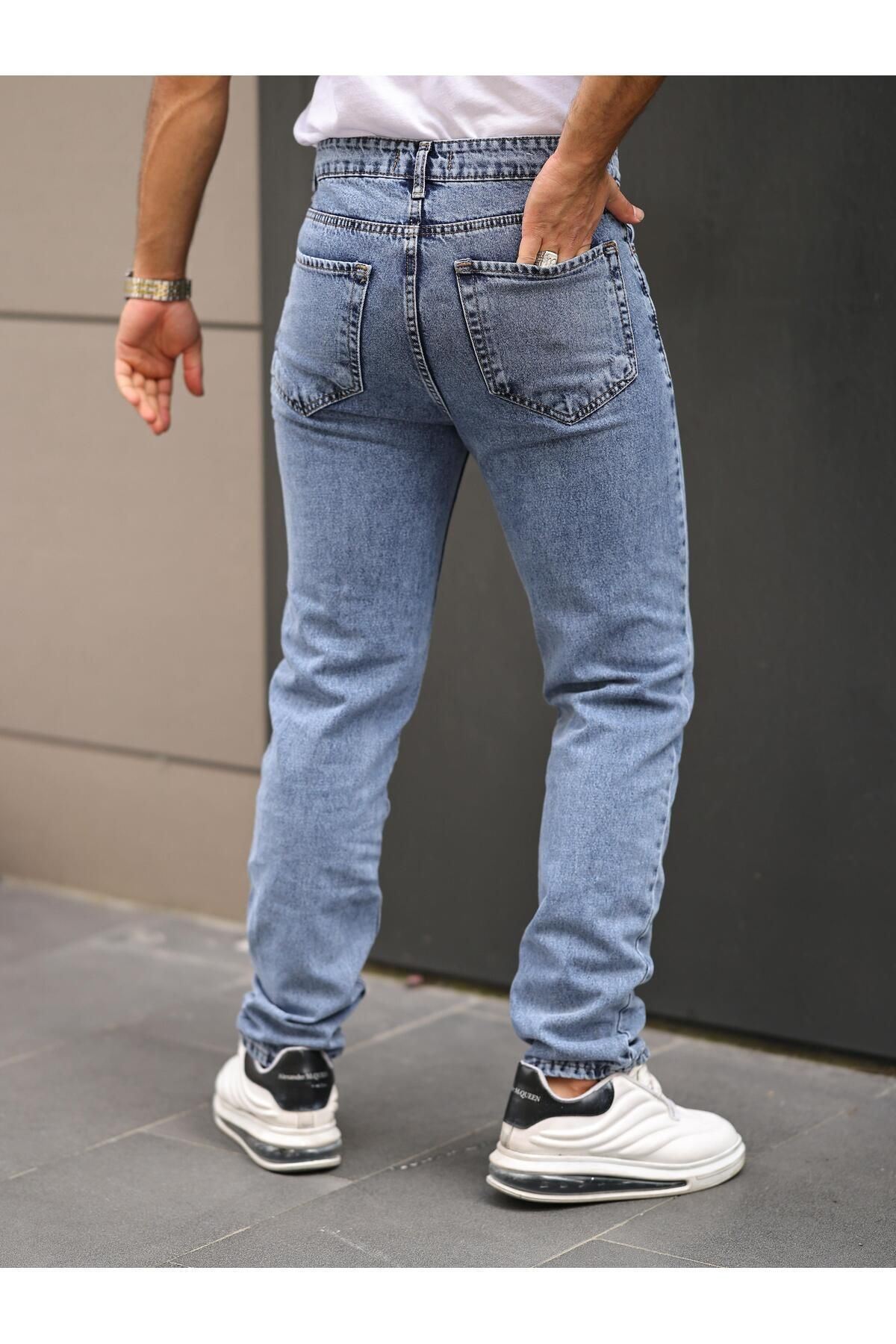 Erkek Bagy Salaş Bol Ve Rahat Kalıp Jeans Pantolon