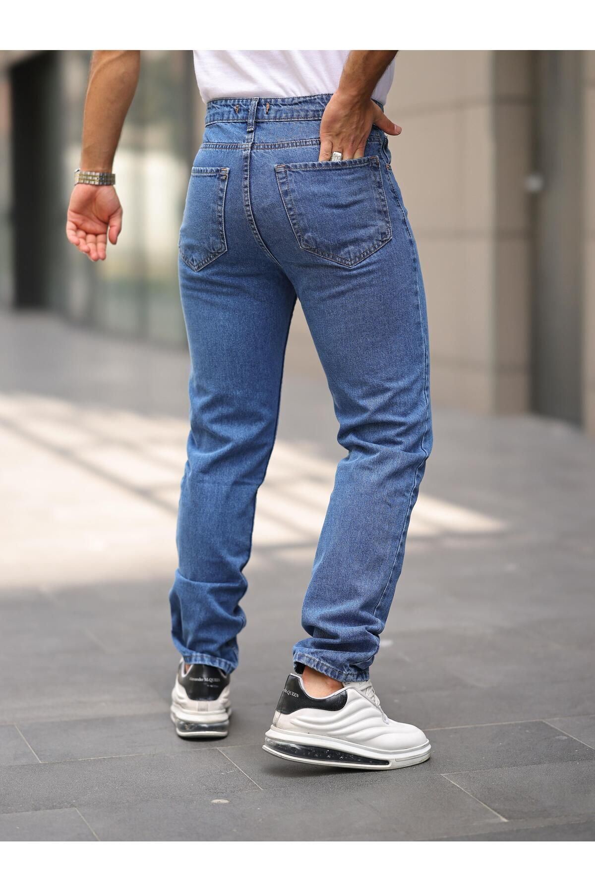 Erkek Bagy Salaş Bol Ve Rahat Kalıp Jeans Pantolon