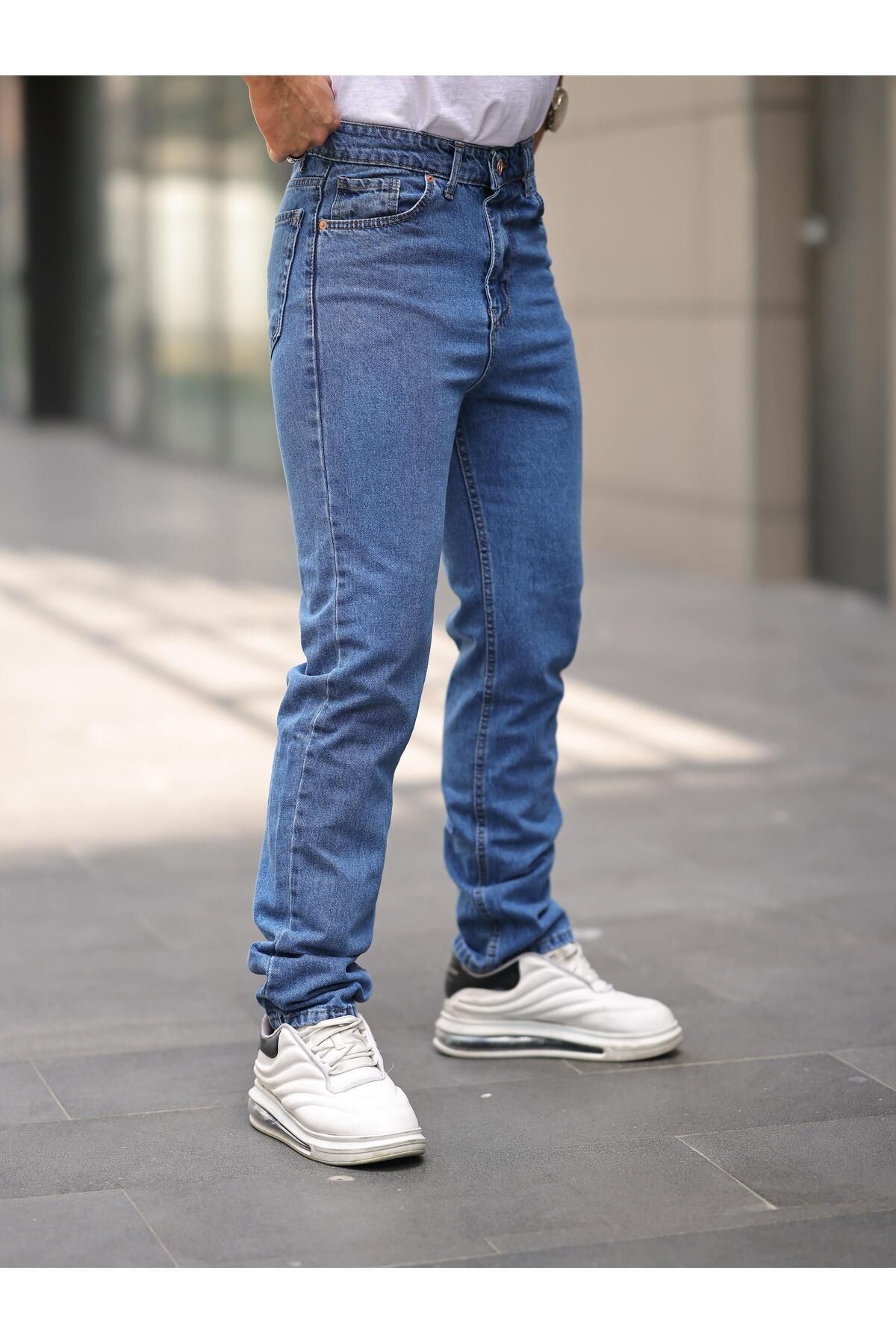 Erkek Bagy Salaş Bol Ve Rahat Kalıp Jeans Pantolon