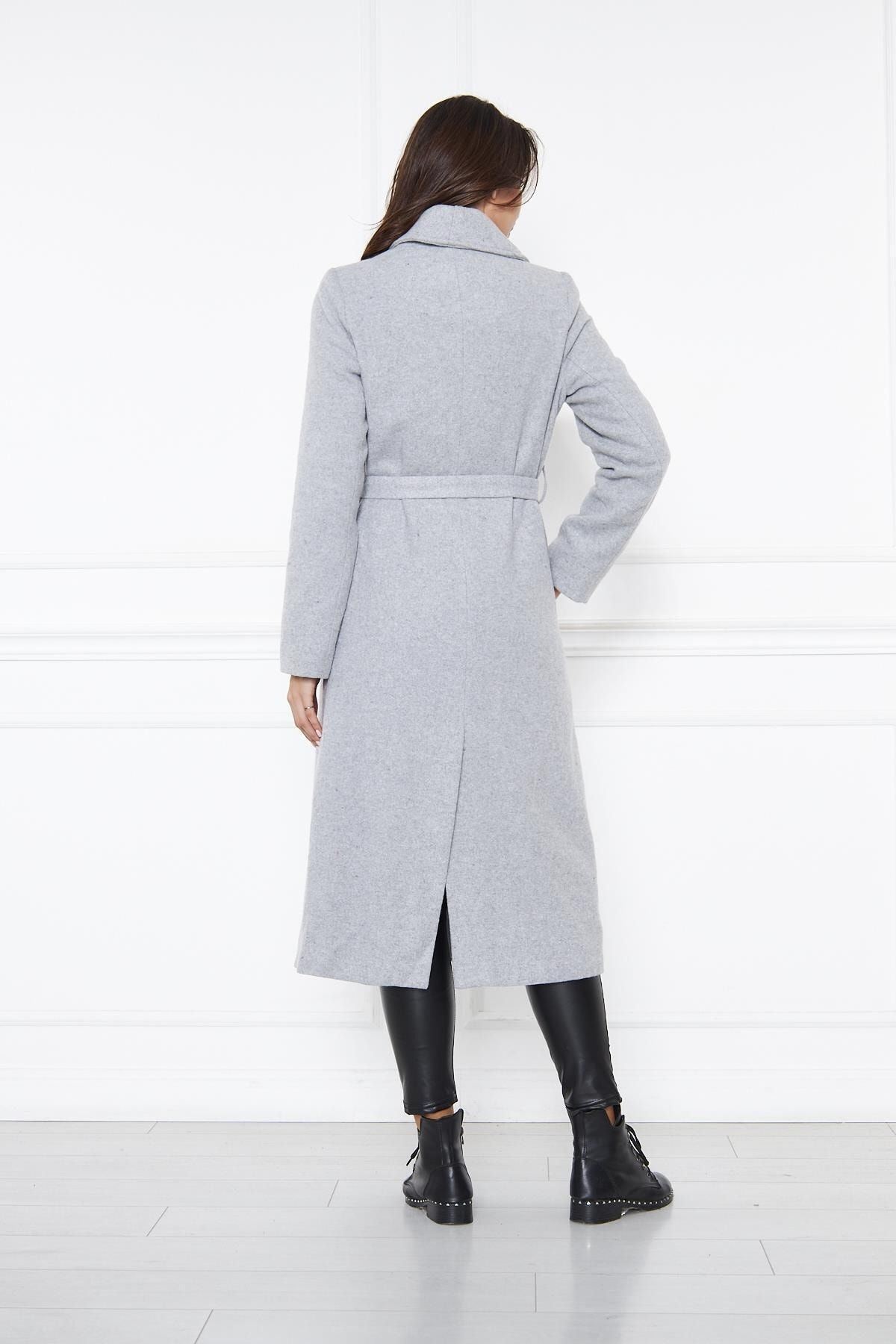 KADIN KAŞE KABAN ASTARLI KUŞAKLI