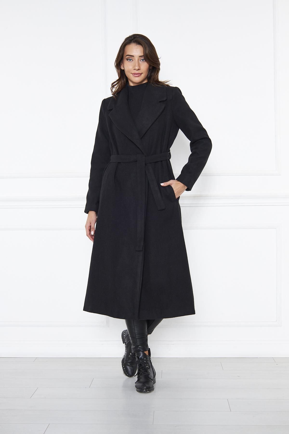 KADIN KAŞE KABAN ASTARLI KUŞAKLI