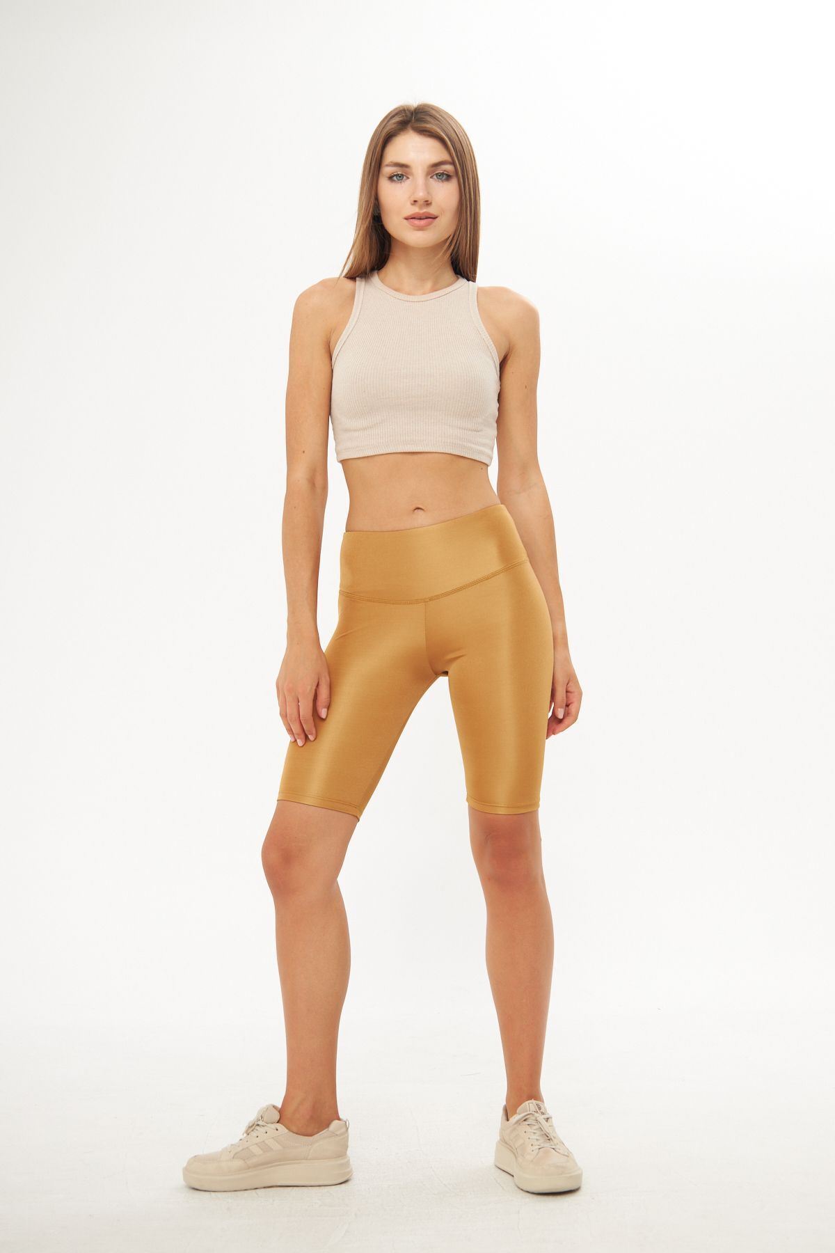 Parlak Şort Tayt