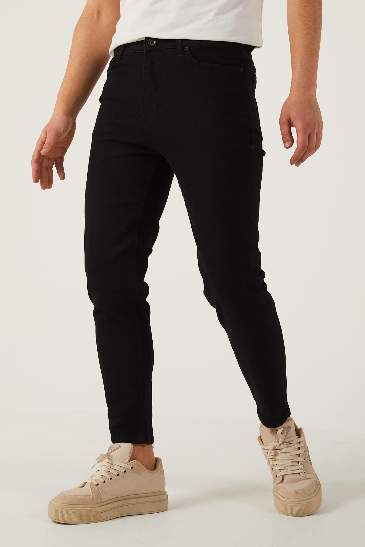 Erkek Likralı Boyfriend Jean Denim Kot Pantolon