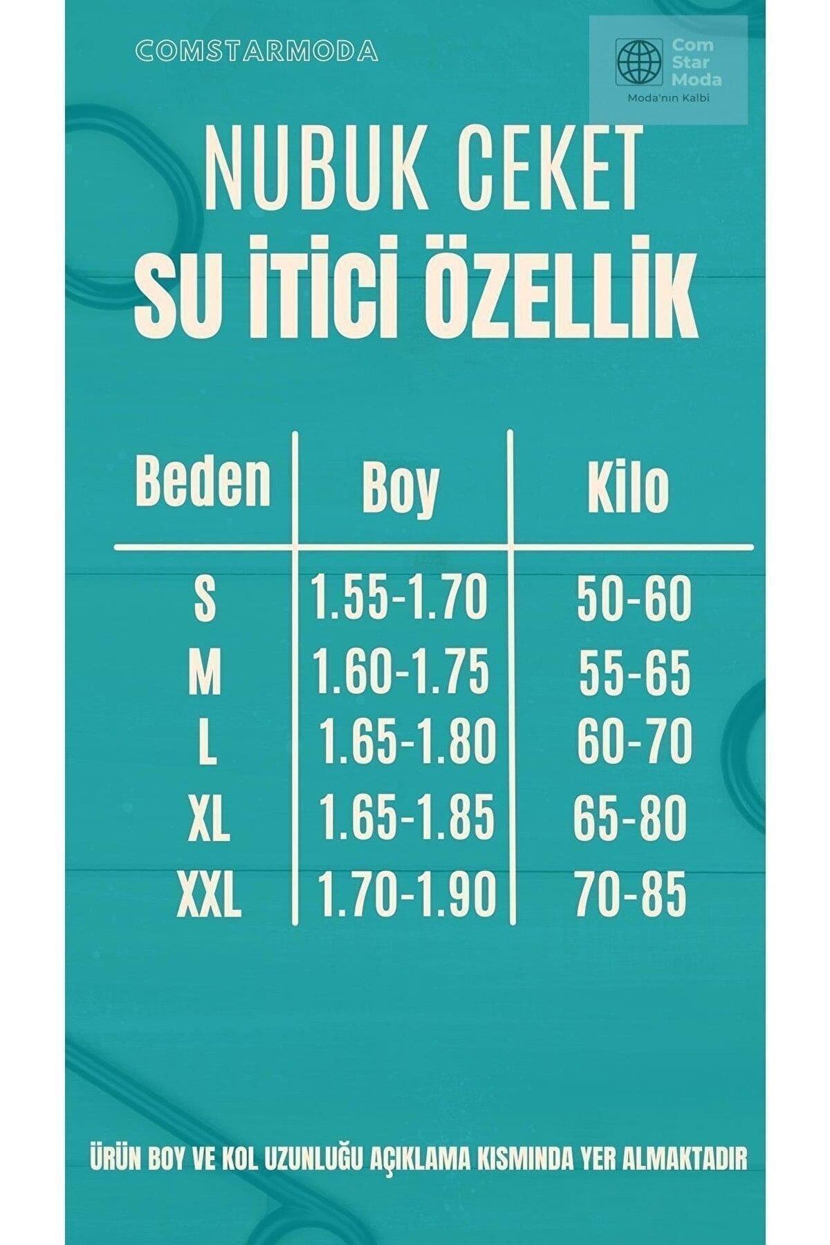 Erkek Dar Kesim Nubuk Süet Astarsız Likralı Su Itici Kolej Ceket