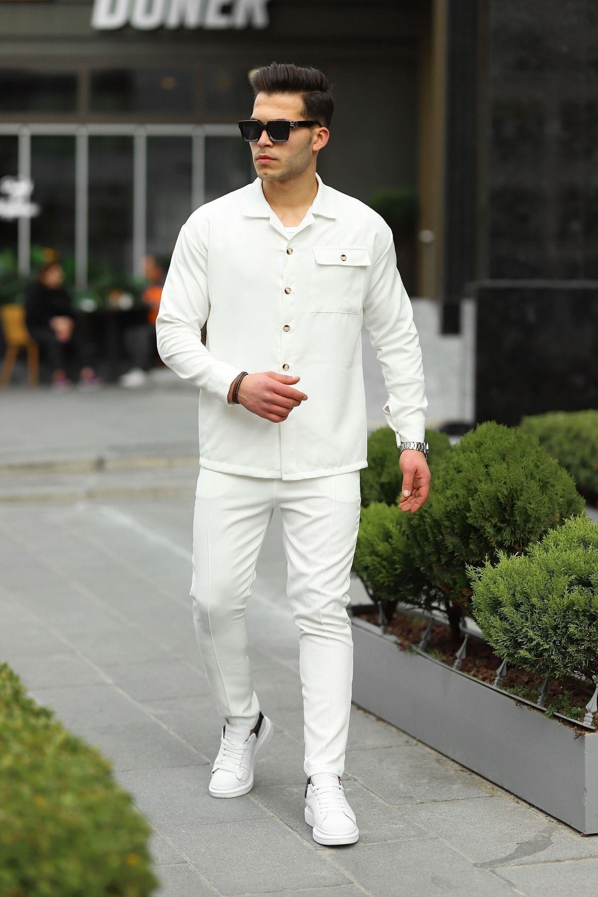 Erkek Gömlek Ve Eşofman Takımı