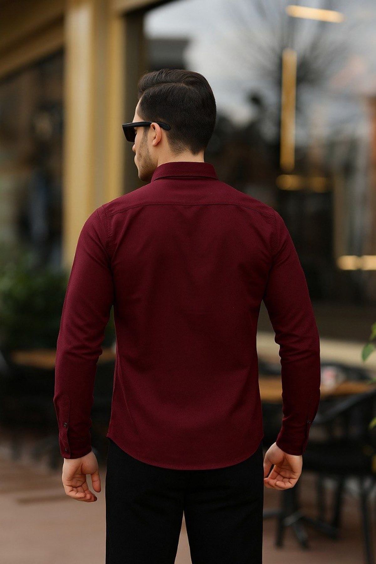 Erkek Klasik Slim Fit Gömlek