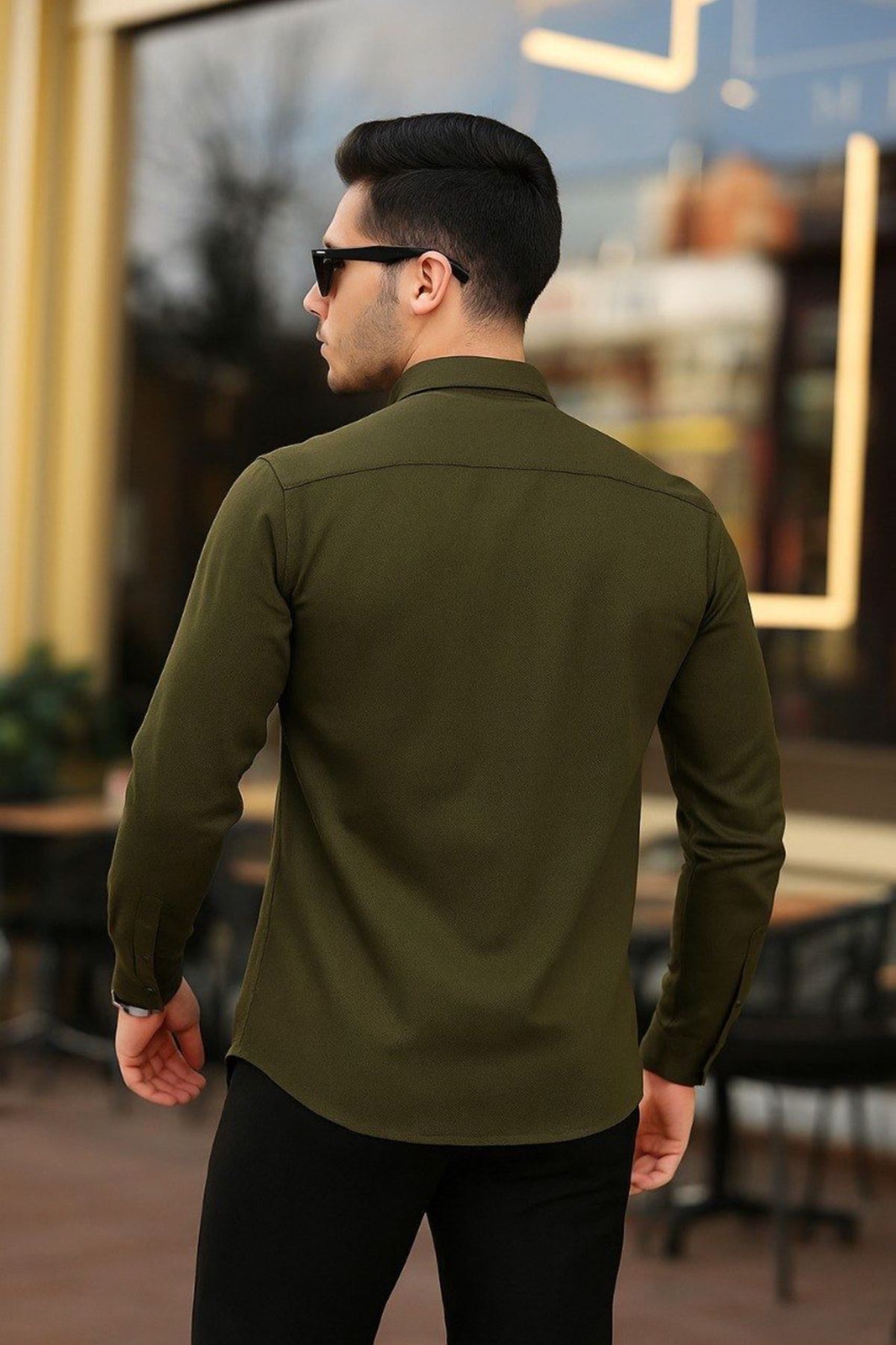 Erkek Klasik Slim Fit Gömlek