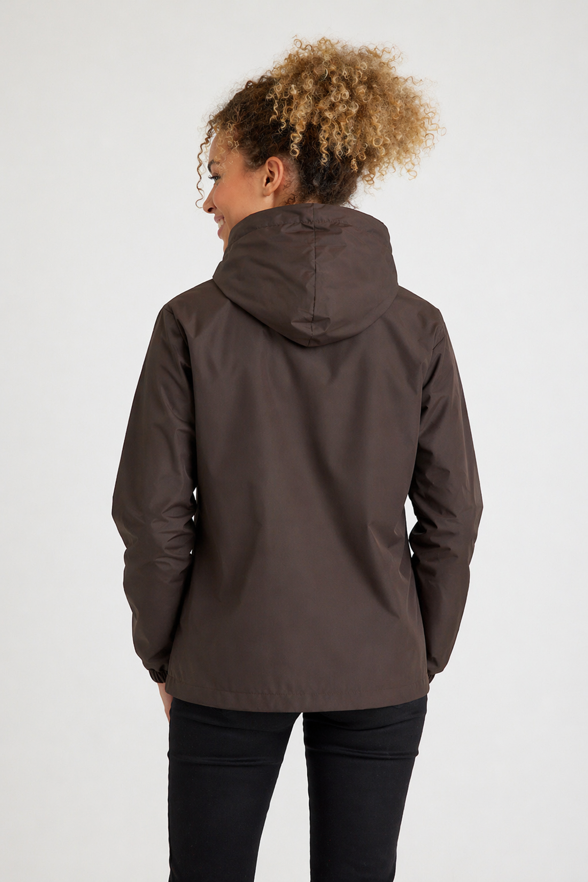 Kadın Içi Astarlı Suya Dayanıklı Kapüşonlu Yağmurluk