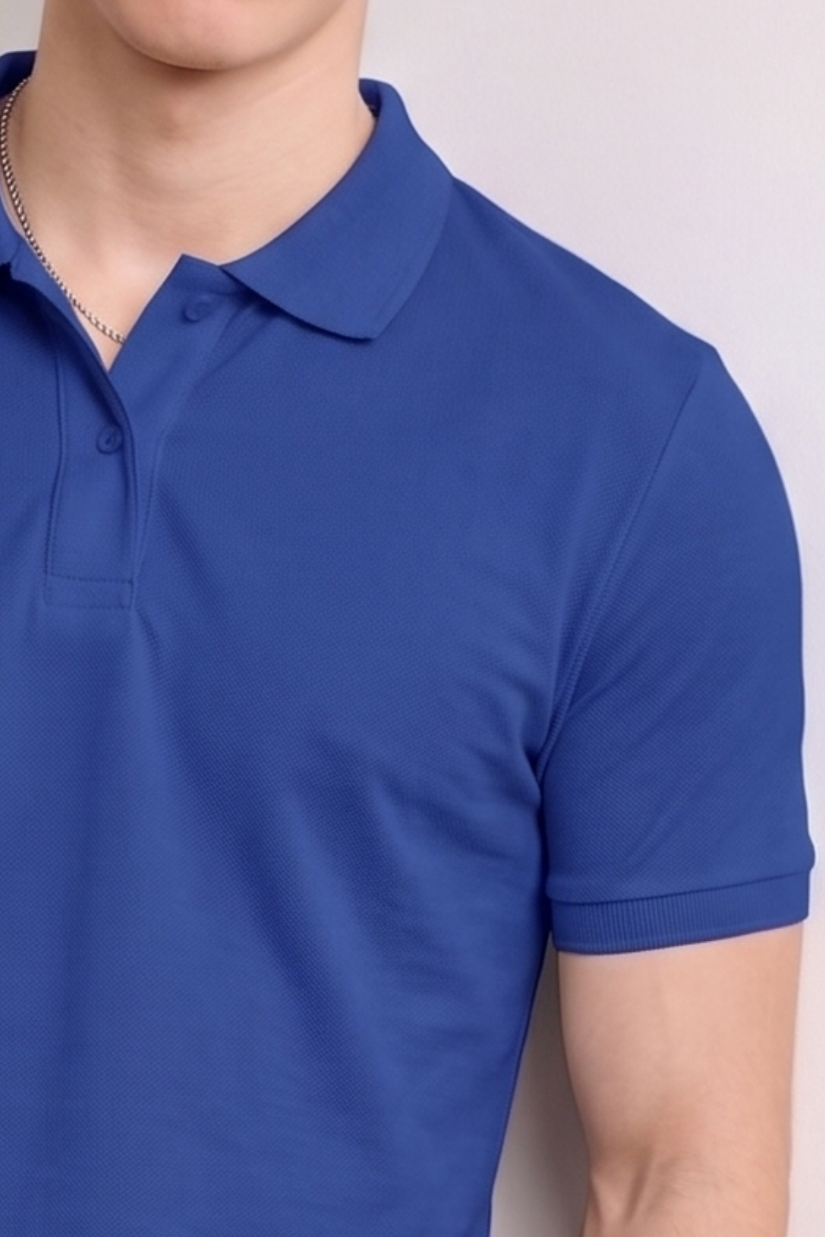 Erkek Günlük Kısa Kollu Basic Lacivert Polo Yaka Tişört