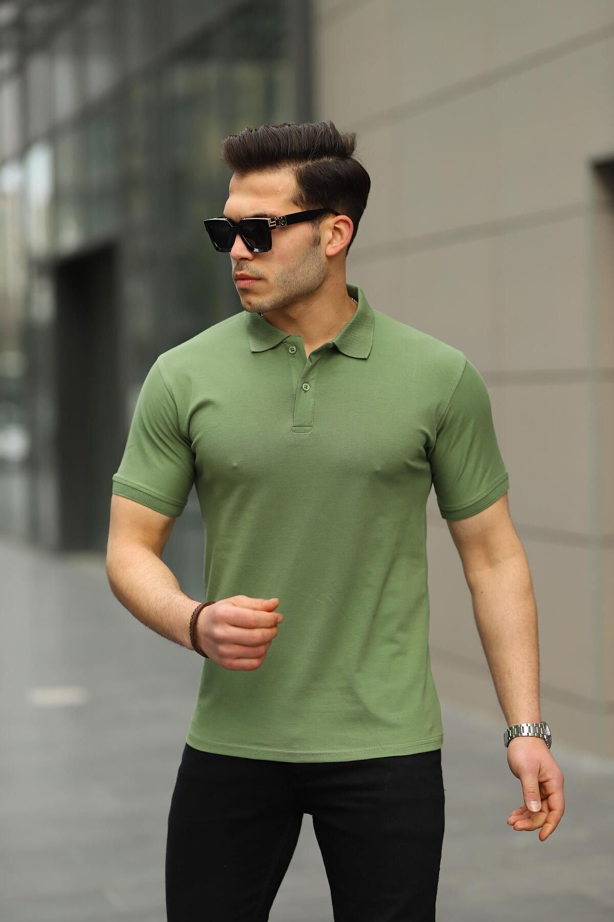 3 Adet Erkek Trend Kısa Kollu Basic Polo Yaka Tişört