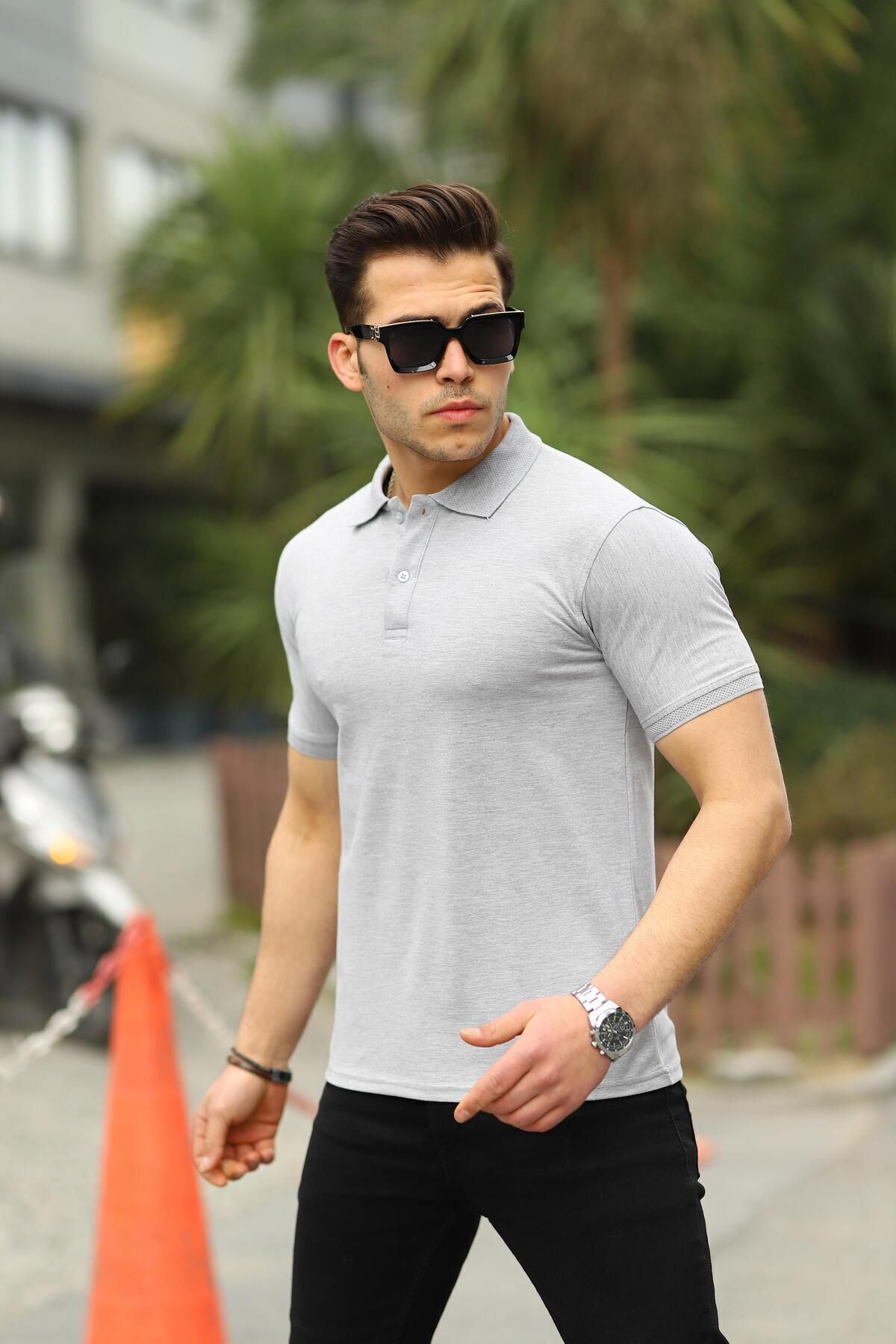 3 Adet Erkek Trend Kısa Kollu Basic Polo Yaka Tişört