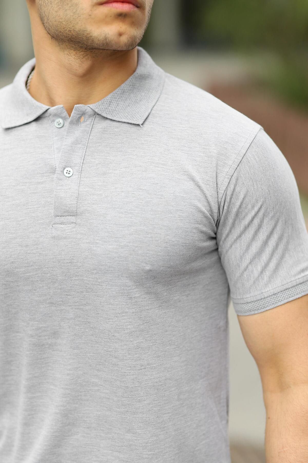 3 Adet Erkek Trend Kısa Kollu Basic Polo Yaka Tişört