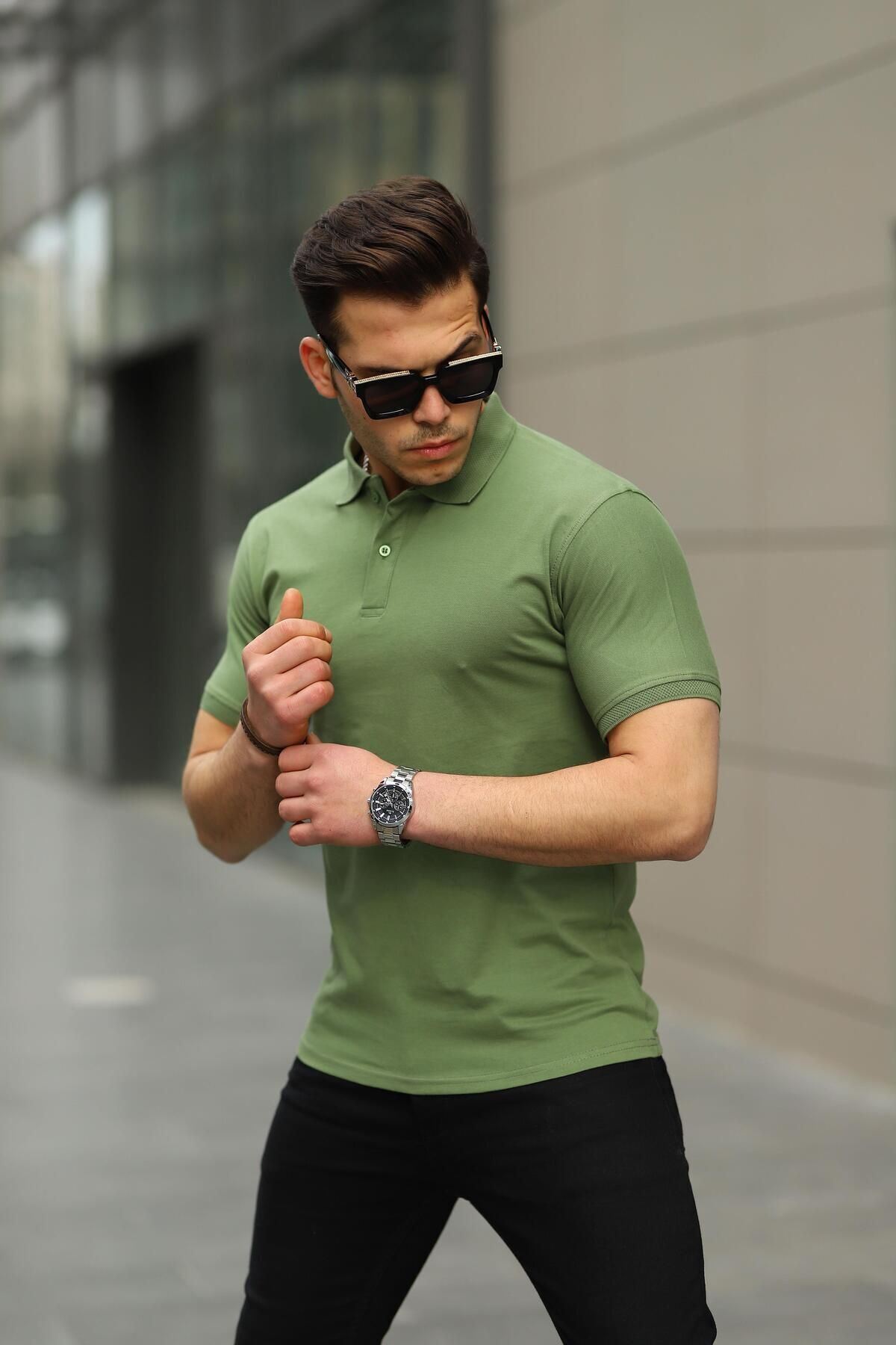3 Adet Erkek Trend Kısa Kollu Basic Polo Yaka Tişört