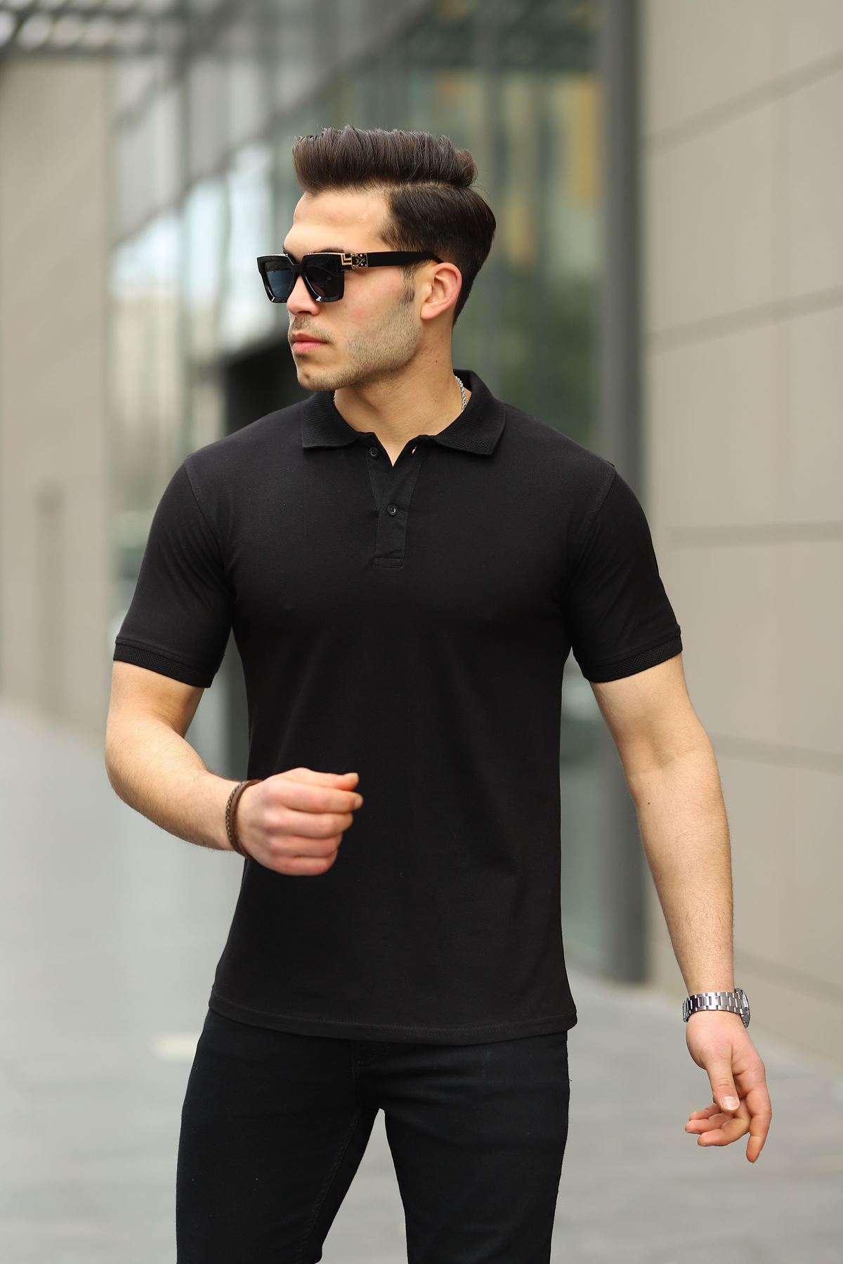 3 Adet Erkek Trend Kısa Kollu Basic Polo Yaka Tişört