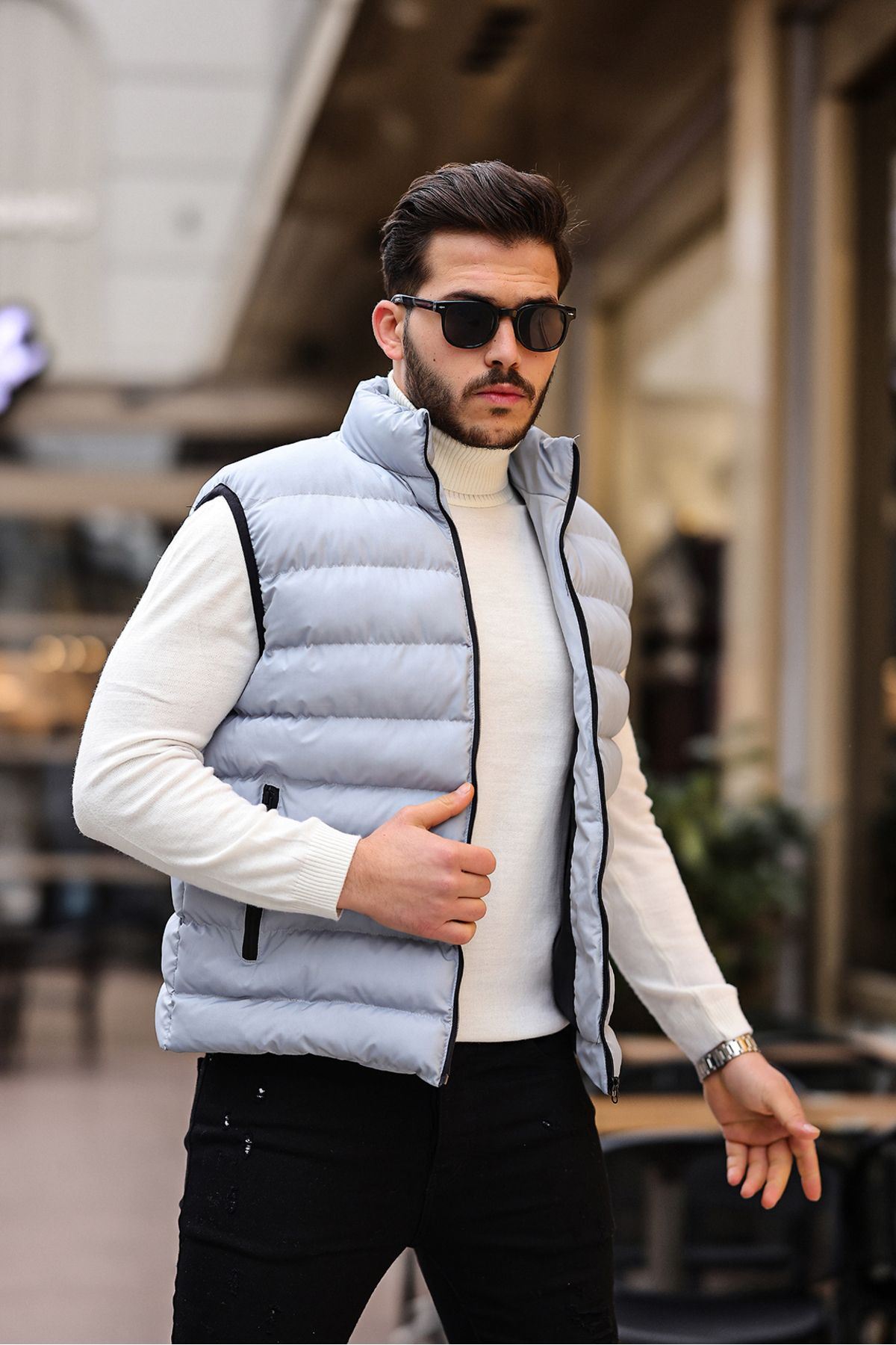 Comstar Erkek Siyah Şişme Yelek