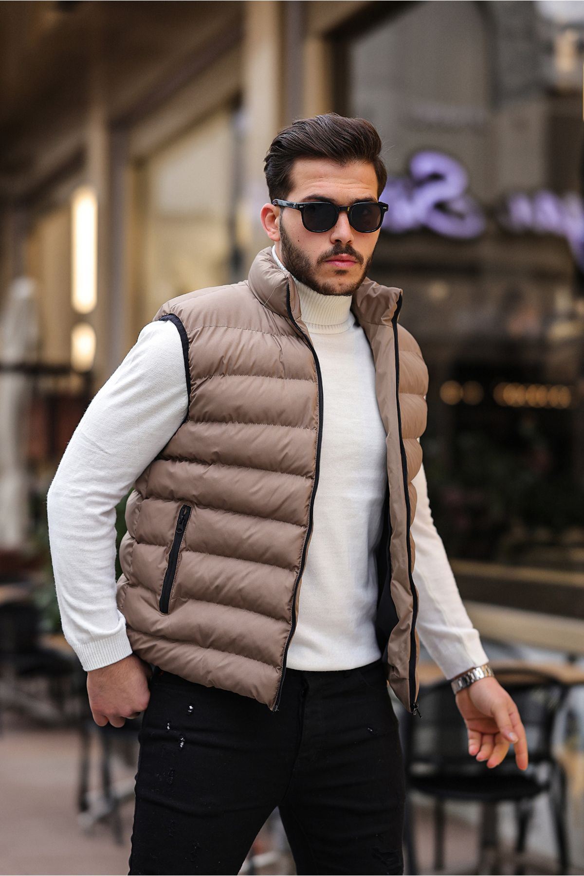 COMSTAR Erkek Siyah Şişme Yelek