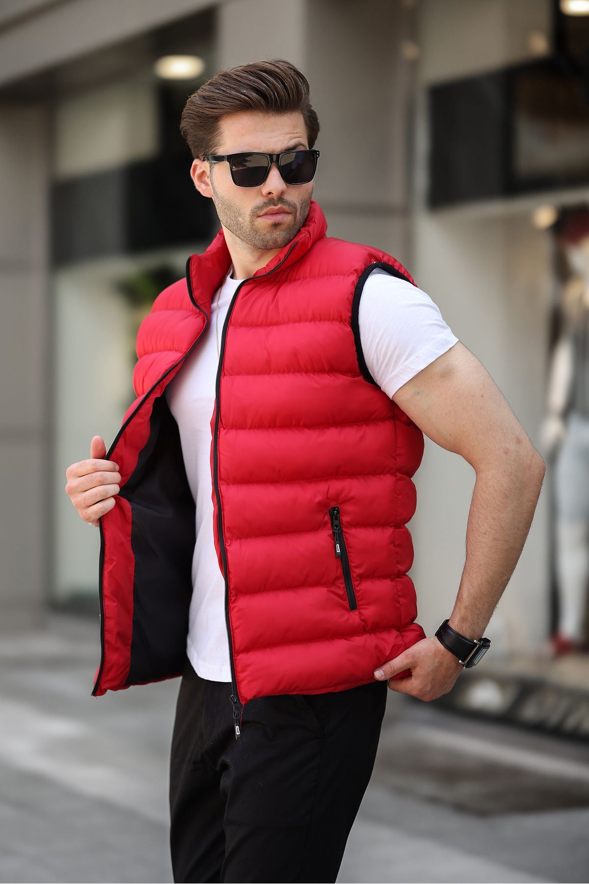 COMSTAR Erkek Siyah Şişme Yelek