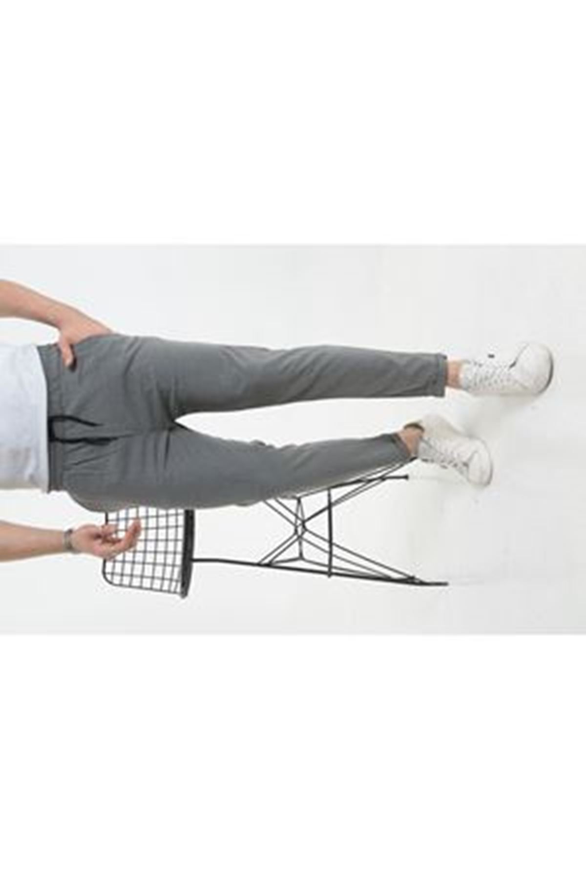 Erkek Dar Kalıp Duble Paça Jogger Pantolon