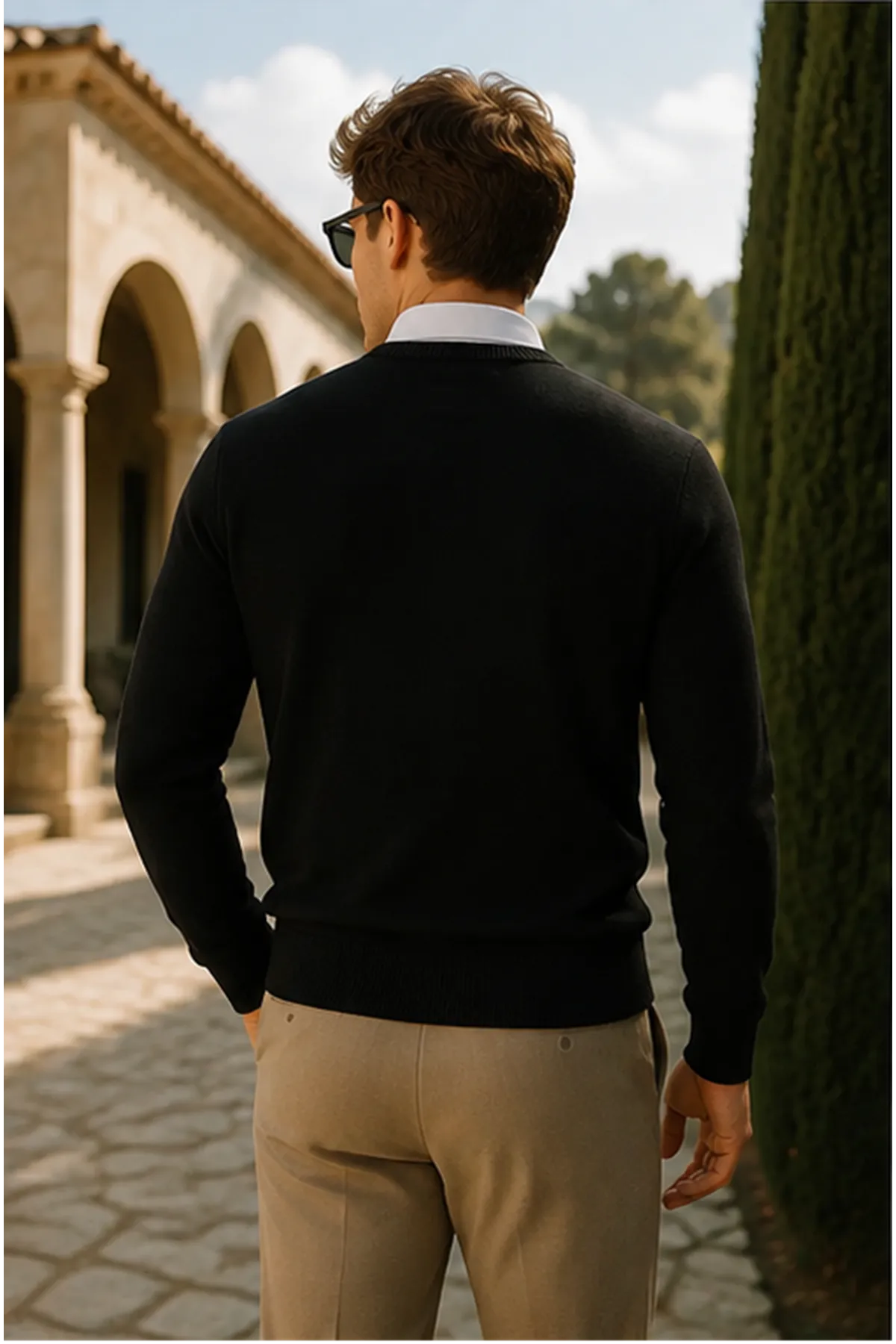 Erkek Premium Comfort Basic A.Siyah Uzun Kazak