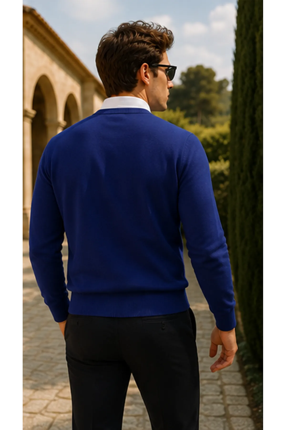 Erkek Premium Comfort Basic K.Lacivert Uzun Kazak