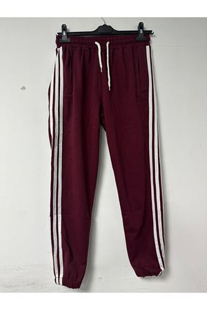 3 Seritli Cepli Unisex Eşofman Altı  BORDO