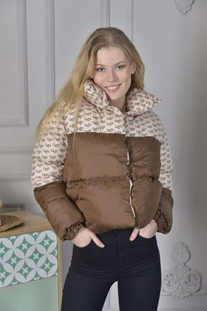 KADIN OVERSİZE ŞİŞME MONT KAHVE