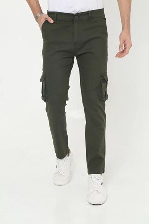 ERKEK KÖRÜKLÜ JOGGER PAÇA LASTİKSİZ PANTOLON HAKİ