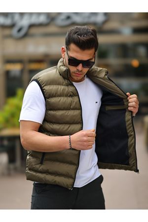 COMSTAR Erkek Siyah Şişme Yelek HAKİ