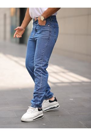 Erkek BAGGY COMSTAR Salaş Bol Ve Rahat Kalıp Jeans Pantolon MAVİ