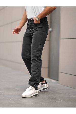 Erkek BAGGY COMSTAR Salaş Bol Ve Rahat Kalıp Jeans Pantolon FÜME