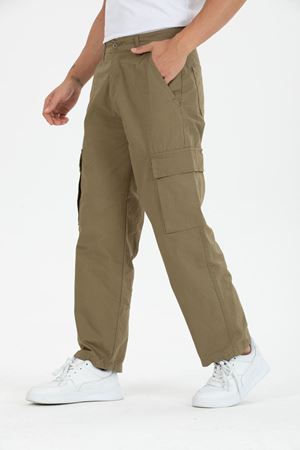 Kargo Cepli Baggy Pantolon HAKİ