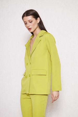 Kadın Oversize Ceket Pantolon Takım FISTIK YEŞİLİ