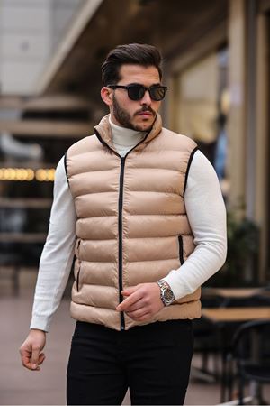 COMSTAR Erkek Siyah Şişme Yelek BEJ