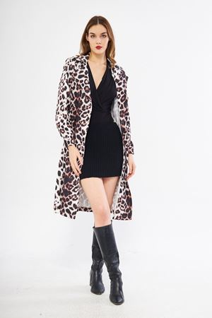 Astarsız Cepli Düğmeli Kuşaklı Yazlık Trenç Ekru