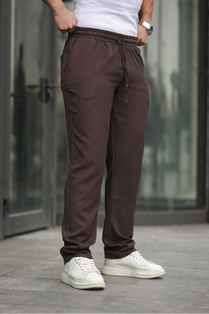 Erkek Trend Beli Lastikli Bol Paça Baggy Pantolon