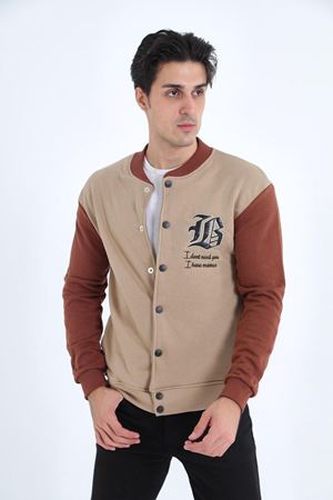 Erkek Mevsimlik Rahat Ve Şık Bej Kolej Ceket