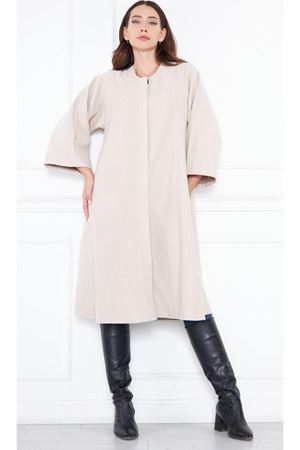 Kadın Trend Oversize Uzun Kol Şık Gri Kaşe Panço