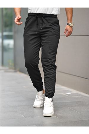 Unisex Antrasit Paça Lastikli Eşofman