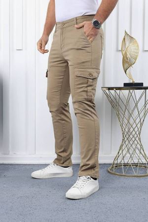 ERKEK KÖRÜKLÜ JOGGER PAÇA LASTİKSİZ PANTOLON