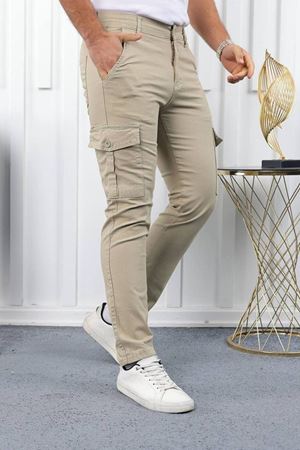 ERKEK KÖRÜKLÜ JOGGER PAÇA LASTİKSİZ PANTOLON