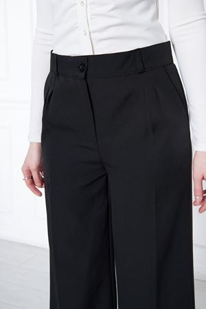 Kadın Bej Yüksek Bel Palazzo Pantolon