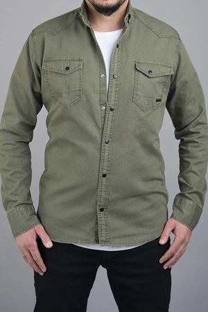 Erkek Slim Fit Çift Cepli Kot Gömlek