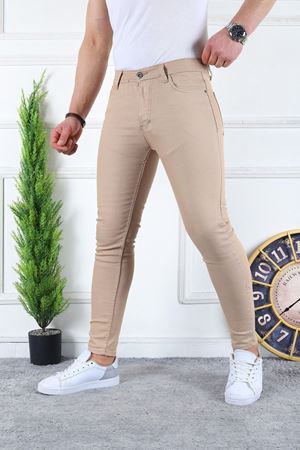 Erkek Slim Fit Likralı Denim Kot Pantolon Jean
