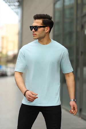 Erkek Oversize Baskısız Tişört