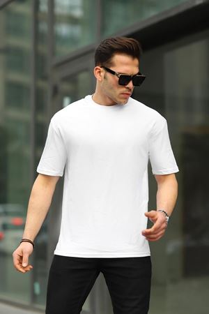 Erkek Oversize Baskısız Tişört